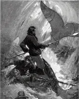 Captain Ahab, illustrated by I.W. Taber for Moby-Dick, Charles Scribner's Sons, 1902