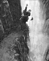 Sherlock Holmes, illustrated by Sidney Paget for The Adventure of the Final Problem, The Strand Magazine, 1893