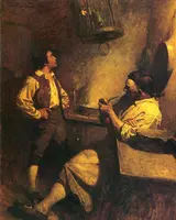 Long John Silver, illustrated by N.C. Wyeth for Treasure Island, Charles Scribner's Sons, 1911