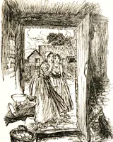 Puck, illustrated by Arthur Rackham for A Midsummer Night's Dream, Heinemann / Doubleday Page, 1908