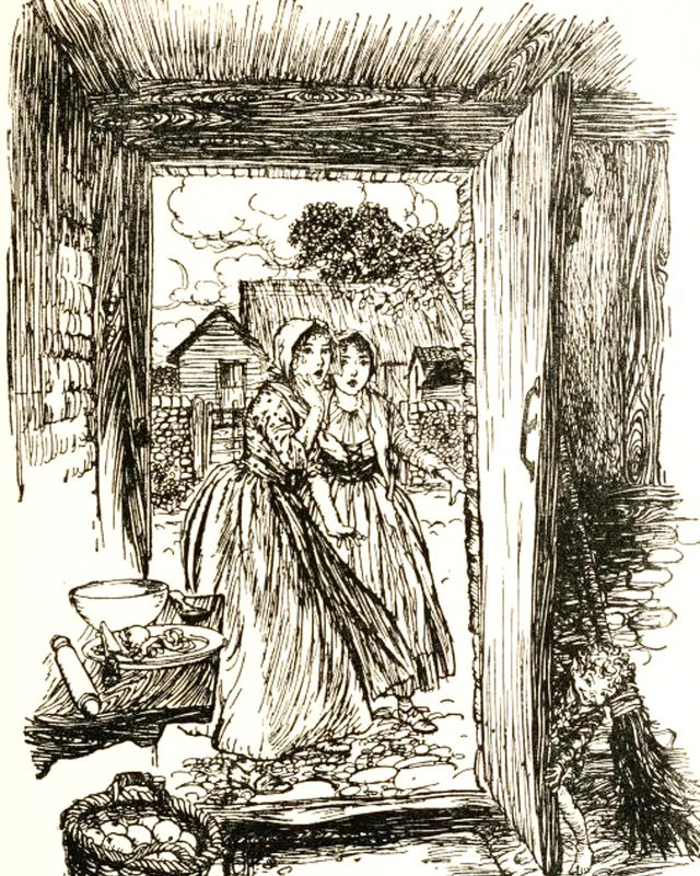 Puck, illustrated by Arthur Rackham for A Midsummer Night's Dream, Heinemann / Doubleday Page, 1908