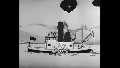 The Steamboat, animated from the original film